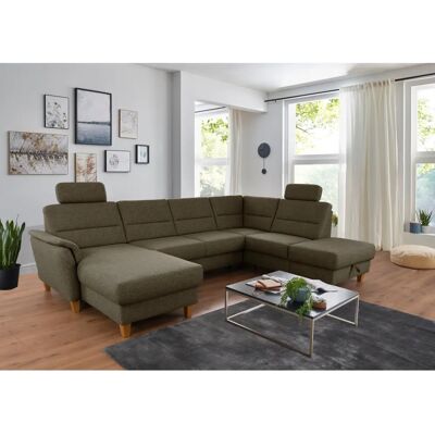 Home affaire Palmera U-Form Sofa - U-förmiges olivfarbenes Landhausmöbel Home affaire Palmera U-Form Sofa - U-förmiges olivfarbenes Landhausmöbel