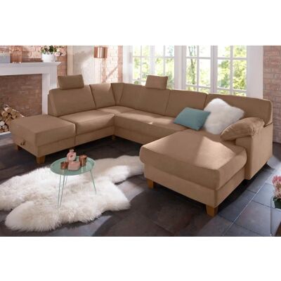 Home affaire Belfort U-Form Sofa - Mikrofaser, Braun, Ohne Bettfunktion Home affaire Belfort U-Form Sofa - Mikrofaser, Braun, Ohne Bettfunktion