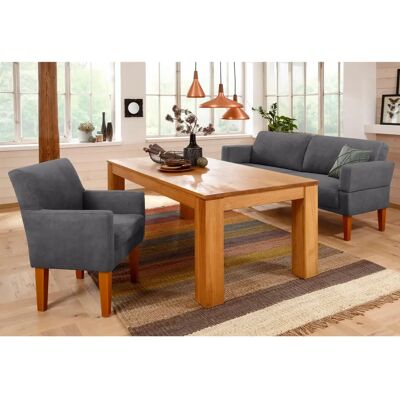 HOME AFFAIRE Fehmarn Microfaser Leder 3-Sitzer - Sofa HOME AFFAIRE Fehmarn Microfaser Leder 3-Sitzer - Sofa