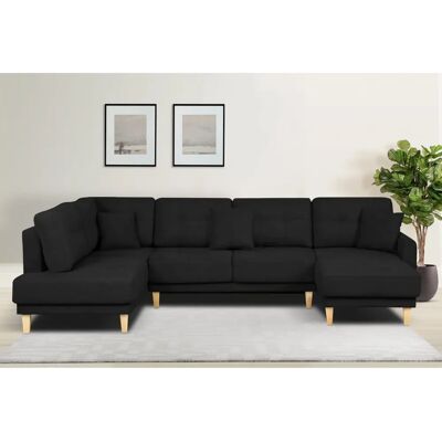 HOME AFFAIRE Triplo U-Form Sofa - U-Form Design, Microfaserbezug, Bettkasten HOME AFFAIRE Triplo U-Form Sofa - U-Form Design, Microfaserbezug, Bettkasten