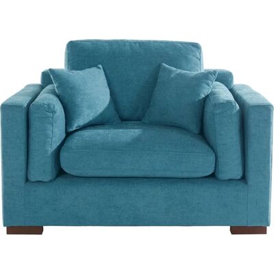 HOME AFFAIRE Frischteich Sessel - Landhausstil, Polyester, Blau HOME AFFAIRE Frischteich Sessel - Landhausstil, Polyester, Blau