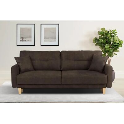 Home Affaire Triplo - 3-Sitzer mit Bettfunktion & Stauraum - Vintage-Mikrofaser Home Affaire Triplo - 3-Sitzer mit Bettfunktion & Stauraum - Vintage-Mikrofaser