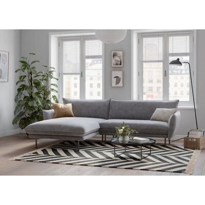 Nordic Interior Stine L-Form Samtsofa - Sofa Nordic Interior Stine L-Form Samtsofa - Sofa