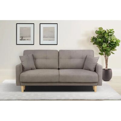 Home Affaire Triplo Sofa - Microfaser, Taupe, 165cm Home Affaire Triplo Sofa - Microfaser, Taupe, 165cm