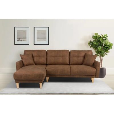 Home Affaire Triplo L-Form Sofa - Vintage Microfaser Home Affaire Triplo L-Form Sofa - Vintage Microfaser