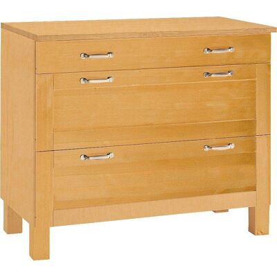 HOME AFFAIRE Alby Küchenunterschrank - 3 Schubladen - Beige HOME AFFAIRE Alby Küchenunterschrank - 3 Schubladen - Beige