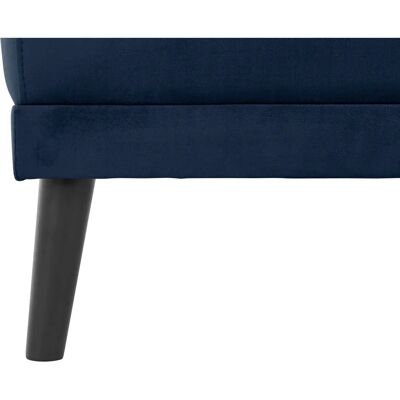INOSIGN Asra Polsterhocker - Samtvelours, Blau, 86x45x60cm INOSIGN Asra Polsterhocker - Samtvelours, Blau, 86x45x60cm