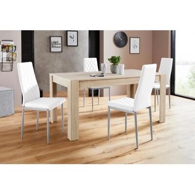 INOSIGN Lynn160/Brooke Set - 160cm Rechteckiger Tisch & Stühle INOSIGN Lynn160/Brooke Set - 160cm Rechteckiger Tisch & Stühle