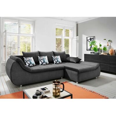 INOSIGN Imola L-Form Velours Sofa - L-Form Design INOSIGN Imola L-Form Velours Sofa - L-Form Design