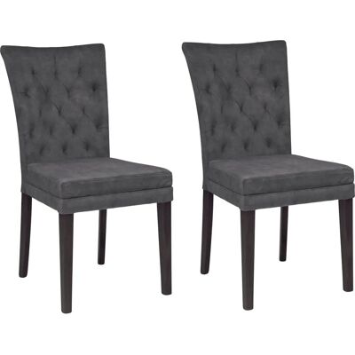 HOME AFFAIRE Colorado Stühle - 2er Set, grau (anthrazit, wenge) - Made in Europe HOME AFFAIRE Colorado Stühle - 2er Set, grau (anthrazit, wenge) - Made in Europe