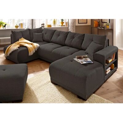 Home affaire Viborg U-Form Sofa - Ecksofa, ohne Bettfunktion, modern, braun Home affaire Viborg U-Form Sofa - Ecksofa, ohne Bettfunktion, modern, braun