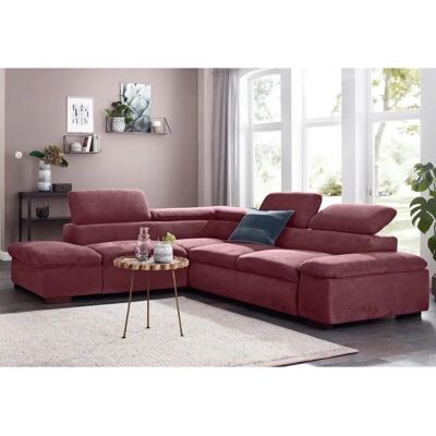 HOME AFFAIRE Alberto L-Form Sofa - Lila (Chianti) - Mikrofaser - Schlafsofa HOME AFFAIRE Alberto L-Form Sofa - Lila (Chianti) - Mikrofaser - Schlafsofa
