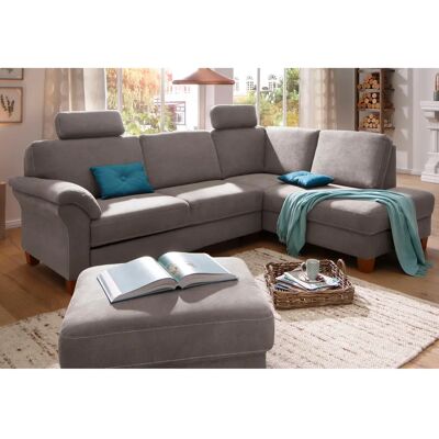 Home Affair Borkum L-Form Graues Sofa mit Bettfunktion Home Affair Borkum L-Form Graues Sofa mit Bettfunktion