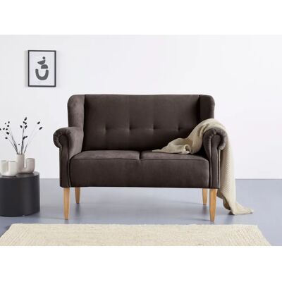 HOME AFFAIRE Moro Küchensofa - 2-Sitzer, braun Microfaser HOME AFFAIRE Moro Küchensofa - 2-Sitzer, braun Microfaser