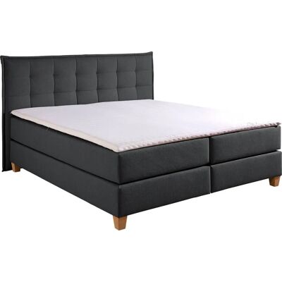 HOME AFFAIRE Boxspringbett - 160x200cm - Grau HOME AFFAIRE Boxspringbett - 160x200cm - Grau