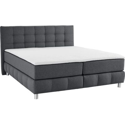 Andas Salo Boxspringbett - 7-Zonen Taschenfederkern, Grau Andas Salo Boxspringbett - 7-Zonen Taschenfederkern, Grau