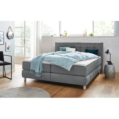 Andas Salo Skandinavisches Boxspringbett - 7-Zonen H2 Matratze Andas Salo Skandinavisches Boxspringbett - 7-Zonen H2 Matratze