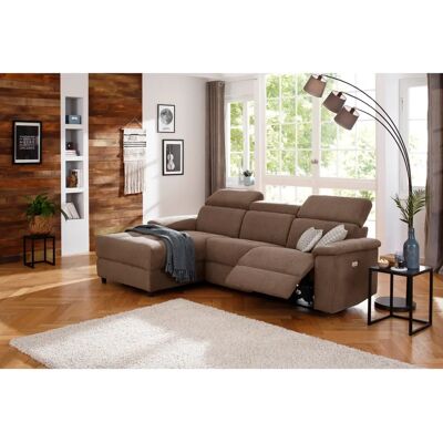 HOME AFFAIRE Binado L-Form Ecksofa - Relaxfunktion, USB, Braun HOME AFFAIRE Binado L-Form Ecksofa - Relaxfunktion, USB, Braun