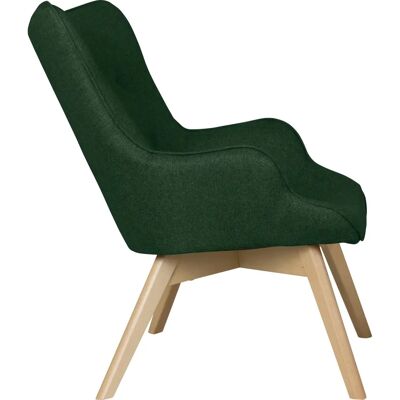Andas Nicko Dunkelgrüner Sessel - Skandinavisches Design Andas Nicko Dunkelgrüner Sessel - Skandinavisches Design