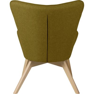 Andas Nicko Sessel - Fein Struktur, inkl. Hocker - Sessel Andas Nicko Sessel - Fein Struktur, inkl. Hocker - Sessel