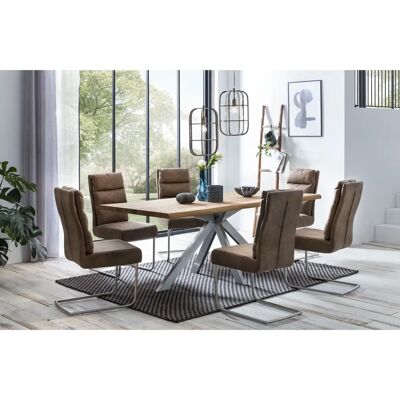 HOME AFFAIRE Tristan natur Esstisch - Rechteckiger Rustikaler Stil HOME AFFAIRE Tristan natur Esstisch - Rechteckiger Rustikaler Stil