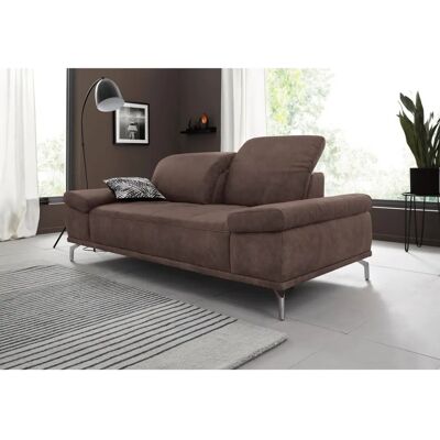 Places of Style Caluna Braune Microfaser 2-Sitzer - Sofa Places of Style Caluna Braune Microfaser 2-Sitzer - Sofa