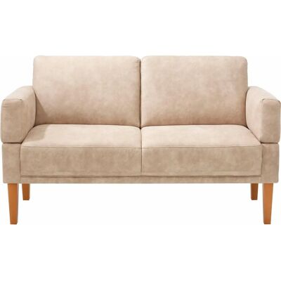 HOME AFFAIRE Fehmarn Microfaser Lederoptik 2,5 Sitzer Beige - Sofa HOME AFFAIRE Fehmarn Microfaser Lederoptik 2,5 Sitzer Beige - Sofa