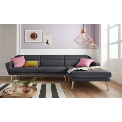 Nordic Interior Bille L-Form Sofa - Mikrofaser, Recamiere rechts, 302x86x178cm Nordic Interior Bille L-Form Sofa - Mikrofaser, Recamiere rechts, 302x86x178cm