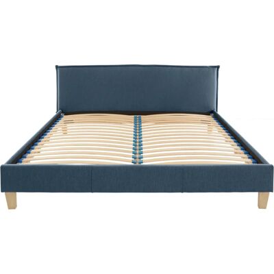 OTTO PRODUCTS Heddi Bett - Blau, 180x200cm, Modern Minimalistisch OTTO PRODUCTS Heddi Bett - Blau, 180x200cm, Modern Minimalistisch