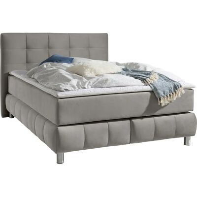 Andas Salo Skandinavisches Grau Boxspringbett - Bett Andas Salo Skandinavisches Grau Boxspringbett - Bett