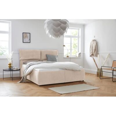 Andasu Nordic Interior Jenson Beiges Bett - Skandinavisches Design Andasu Nordic Interior Jenson Beiges Bett - Skandinavisches Design