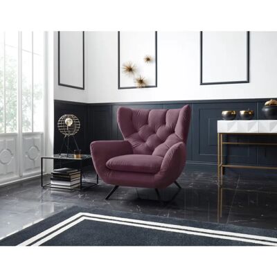CANDY Beatrice Sessel - Retro Samt - Sessel CANDY Beatrice Sessel - Retro Samt - Sessel