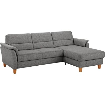 HOME AFFAIRE Palmera L-Form Sofa - Sofa, Microfaser, grau - L-förmiges Sofa mit Bettfunktion HOME AFFAIRE Palmera L-Form Sofa - Sofa, Microfaser, grau - L-förmiges Sofa mit Bettfunktion