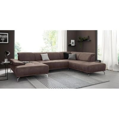 PLACES OF STYLE Caluna U-Form Sofa - U-Form, Recamiere links, Mikrofaser PLACES OF STYLE Caluna U-Form Sofa - U-Form, Recamiere links, Mikrofaser