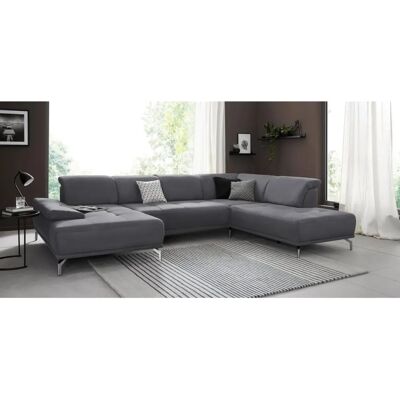 Wohnlandschaft Caluna U-Form Grau - Places of Style Wohnlandschaft Caluna U-Form Grau - Places of Style
