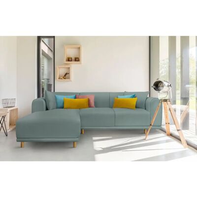 Andas Maroon L-Form Sofa - Skandinavisches Design Andas Maroon L-Form Sofa - Skandinavisches Design
