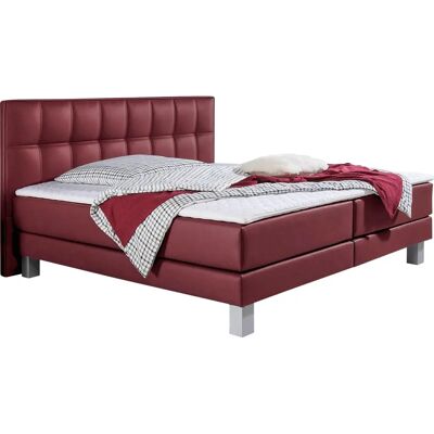 INOSIGN Tavira Boxspringbett - Weiches Kopfteil, 180x200cm, Rot, Made in Germany INOSIGN Tavira Boxspringbett - Weiches Kopfteil, 180x200cm, Rot, Made in Germany