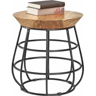 HOME AFFAIRE Beistelltisch - FSC Akazie Metall 45x45x46cm HOME AFFAIRE Beistelltisch - FSC Akazie Metall 45x45x46cm