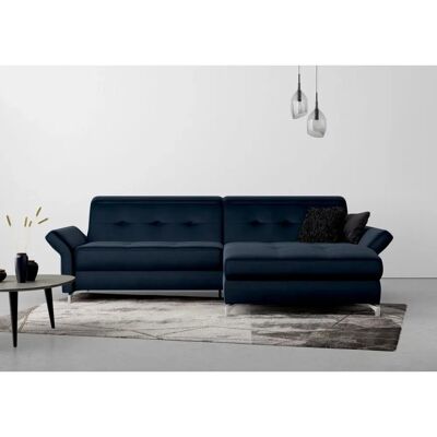 INOSIGN Maredo L-Form Couch - Modern, Navy, 284x89x179cm INOSIGN Maredo L-Form Couch - Modern, Navy, 284x89x179cm