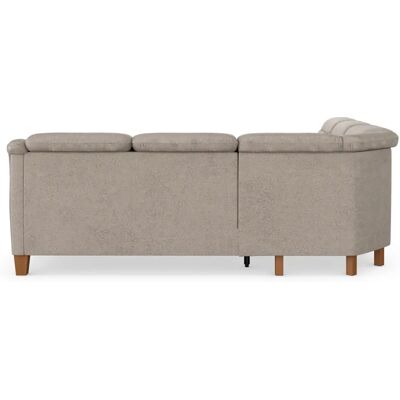 HOME AFFAIRE Caldera L-Form Sofa - Grau - Microfaser, 5,5 Sitze HOME AFFAIRE Caldera L-Form Sofa - Grau - Microfaser, 5,5 Sitze