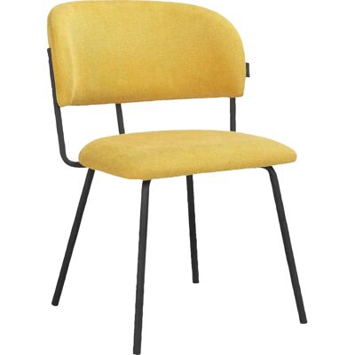 INOSIGN Taous - Polierter Metall & Webstoff Esszimmerstuhl - 2 St. INOSIGN Taous - Polierter Metall & Webstoff Esszimmerstuhl - 2 St.