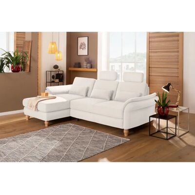 HOME AFFAIRE Palace L-Form Sofa - L-förmiges Sofa, abnehmbare Kissen, Polyesterbezug HOME AFFAIRE Palace L-Form Sofa - L-förmiges Sofa, abnehmbare Kissen, Polyesterbezug
