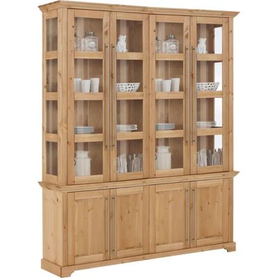 HOME AFFAIRE Meliss Buche Vitrine - 171x210x39 cm - Komplett, FSC HOME AFFAIRE Meliss Buche Vitrine - 171x210x39 cm - Komplett, FSC