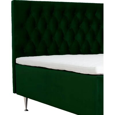 Boxspringbett Places of Style "Exclusive" grün, 140x200cm, Komplett mit Topper Boxspringbett Places of Style "Exclusive" grün, 140x200cm, Komplett mit Topper
