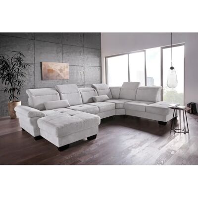 PLACES OF STYLE Cornwall U-Form Sofa - U-Form Microfaser Couch PLACES OF STYLE Cornwall U-Form Sofa - U-Form Microfaser Couch