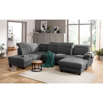 Home affaire Solvei U-Form Couch - Microfaser Lederoptik Home affaire Solvei U-Form Couch - Microfaser Lederoptik