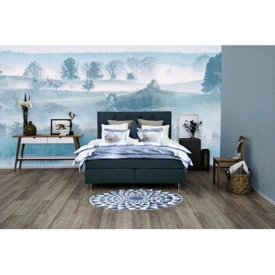 Places of Style Nordica Dunkelblau Kompaktes Boxspringbett - Bett Places of Style Nordica Dunkelblau Kompaktes Boxspringbett - Bett