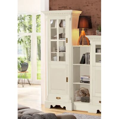HOME AFFAIRE Milan Buchenholz Vitrine - 72x47x199cm - 2 St. HOME AFFAIRE Milan Buchenholz Vitrine - 72x47x199cm - 2 St.
