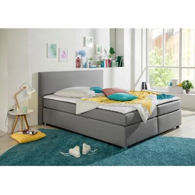 INOSIGN Eliana Grau Boxspringbett - Komplett mit Topper INOSIGN Eliana Grau Boxspringbett - Komplett mit Topper