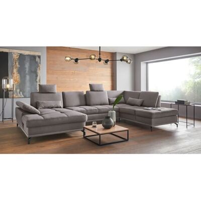 PLACES OF STYLE Costello Sofa - Recamiere, L/U-Form - 100% Polyester PLACES OF STYLE Costello Sofa - Recamiere, L/U-Form - 100% Polyester